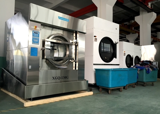 15 - 150kg Laundromat Washer And Dryer , Big Capacity Commercial Dry Cleaning Machine